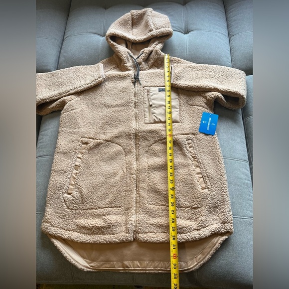 NWT Columbia Women's Winter Warmth Sherpa Fleece Full Zip Hoodie Plus 1X - Picture 3 of 7